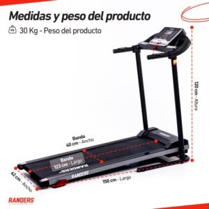 Imagen de la cinta Randers arg-455 con medidas